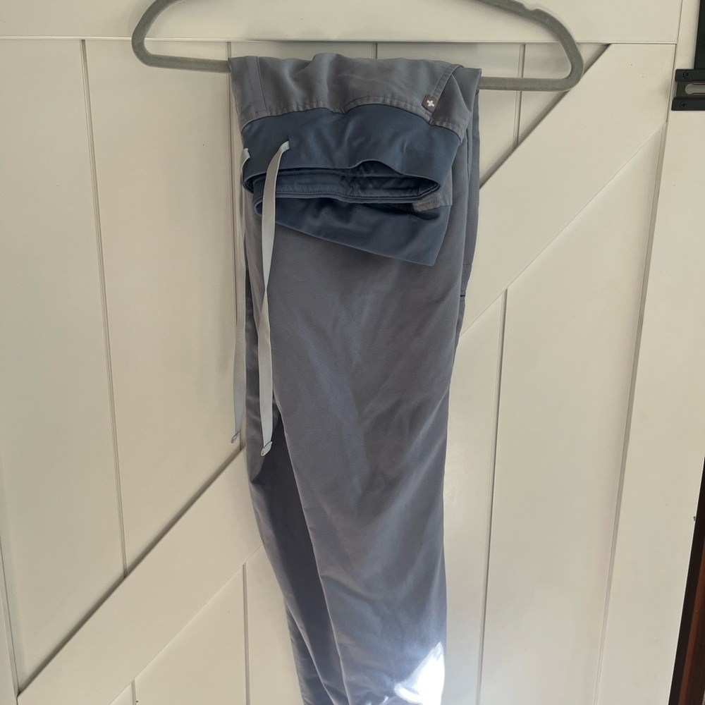 Vapor Blue Space Dye Zamora™ High Waisted 2.0 - Jogger Scrub Pants